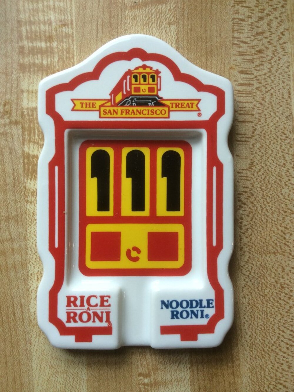 Vintage Rice-A-Roni Ceramic Spoon Rest